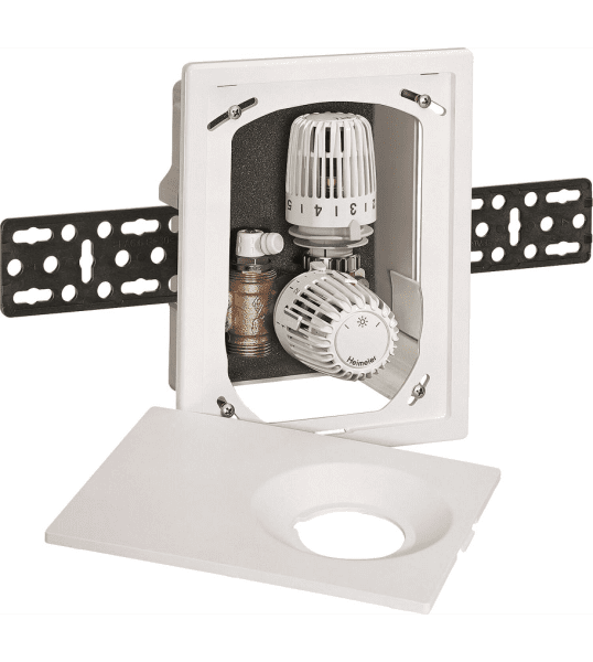 IMI HEIMEIER Multibox IMI Heimeier Eclipse K-RTL, Abdeckung und Thermostat-Kopf weiß (RAL 9016)
