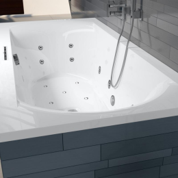 Riho Lima Easypool 3.1 Badewanne 180 x 80 cm Touch, Farblicht, Lautsprecher
