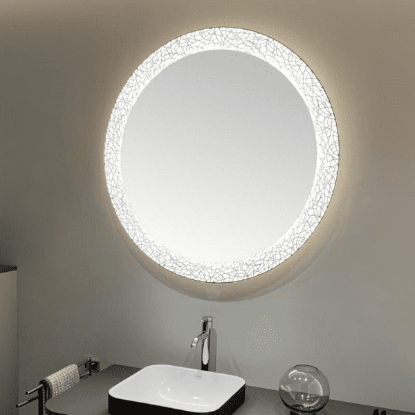 Duravit Happy D.2 Plus Spiegel mit LED-Beleuchtung, Sensor Version Weiß Matt 900x47x900 mm