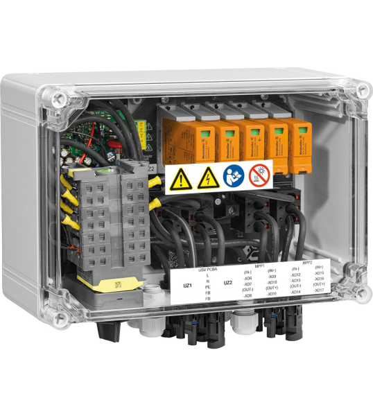 Weidmüller PV Feuerwehrschalter, 2MPP, 2E/1A, 2x35A, WM4C, SPD Typ I+II - 0% MwSt (Angebot gemäß §12