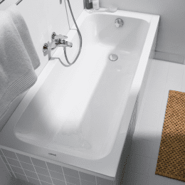 Duravit D-Code Rechteck-Badewanne 180x80 cm, weiß