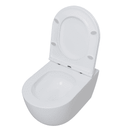 kielle Oudee Wand-WC mit SoftClose-Sitz, Rimless Vortex+, weiß