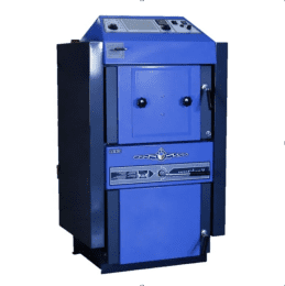 ATMOS Kohlevergaser KC25S-P mit Pelletoption 26 kW, linke Ausführung