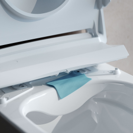 LAUFEN Cleanet Pro Stand-Dusch-WC mit WC-Sitz weiß