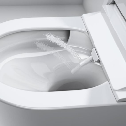 Grohe Sensia Wand-Dusch-WC mit PowerFlush Triple Vortex, mit WC-Sitz mit GROHE HyperClean, weiß
