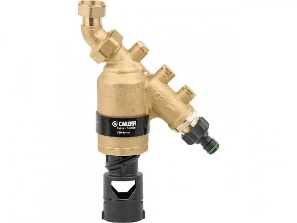 CALEFFI Systemtrenner Ba Typ 580150, DN20 (3/4") Überwurf mit Schlauchanschluss, Gehäuse DN 20