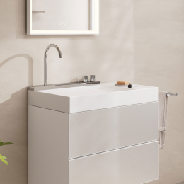 Hansgrohe Avalegra Waschtisch 78x48 cm, mit Thermostatbatterie und Brause, 2 Strahlarten, ohne Überl