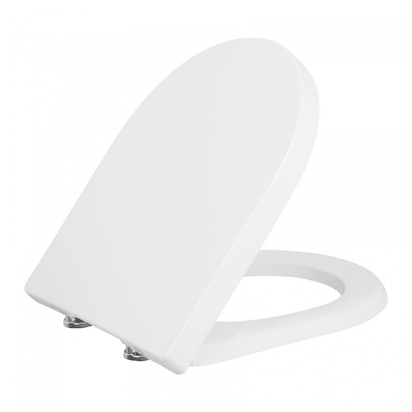 WC-Sitz Jari, weiß mit Softclose aus Duroplast, Edelstahlscharnier