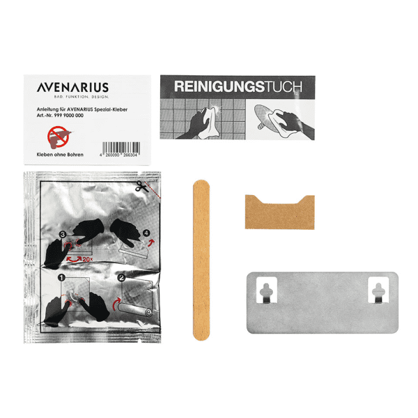 Avenarius Wandbefestiger + Spezialkleber für Körbe
