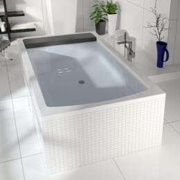 Riho Savona Rechteck-Badewanne 190x130 cm weiß glänzend