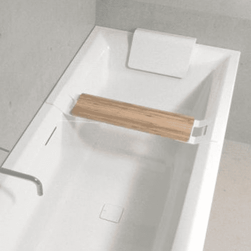 Riho Kopfkissen Still, magnetisch, weiß mit Acrylstreifen LED Licht