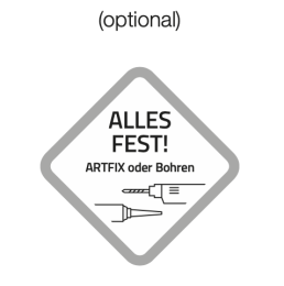 Artweger Dynamic Walk In 8 mm Industrie-Design Schwarz matt