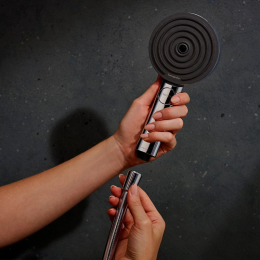 Hansgrohe Pulsify Select S Brauseset mit Thermostat, 3 Strahlarten, EcoSmart, chrom