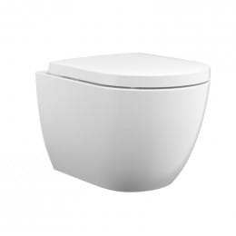 Treos Serie 800 Wand-Tiefspül-WC spülrandlos, oval