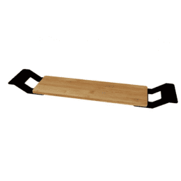 Riho Bamboo Ablage XL 74/78 schwarz 74 XL 74/78