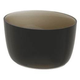 Riho Oval Aufsatzwaschtisch 38x33x20 cm frosted umber