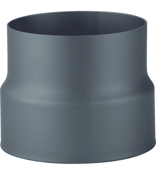 Möck lackierte Reduzierung schwarz DN180 Muffe auf DN150 Sicke