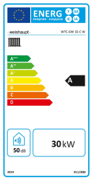Weishaupt Gas-Brennwertgerät WTC-GW 32-C W (WEP-Regelung)