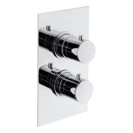 Mariner Duschsystem mit Thermostat, Edelstahl-Regenpaneel für Deckeneinbau mit 1 Funktion und Logica