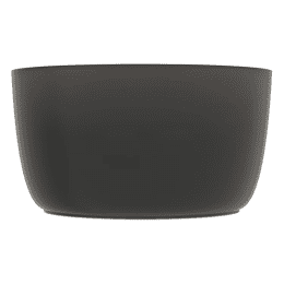 Riho Oval Aufsatzwaschtisch 38x33x20 cm frosted smoke