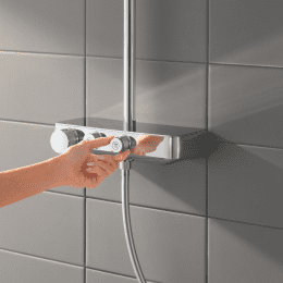 Grohe Euphoria SmartControl Duschset Mono 260 mit Thermostat, 3 Strahlarten, verchromt