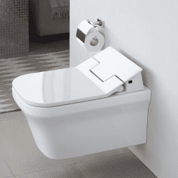 Duravit Dusch-WC-Sitz Slim, SoftClose, Alpinweiß