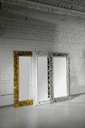 Sapho IN316 SCULE Rahmenspiegel 80x120cm, Gold