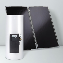 Viessmann Vitosol 141-FM, Typ SVKF Vitocell 100-W CVBA weiss, SD1