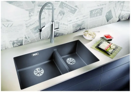 Blanco Subline 480/320 Silgranitspüle 86x46 cm Anthrazit