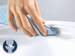 Grohe Solido Set WC Euro Ceramic und SoftClose Sitz, Betätigungsplatte, Chrom/Weiß Grohe Solido Set WC Euro Ceramic und SoftClose Sitz, Betätigungsplatte, Chrom/Weiß