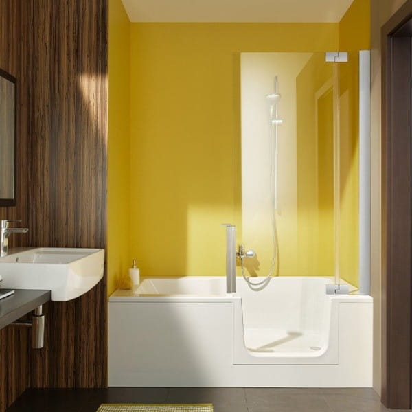 Artweger Twinline Pure Badewanne rechts1600x750x430mm weiß