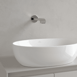 Villeroy & Boch Artis - Aufsatzwaschbecken 49x33 cm, ohne Überlauf, Alpinweiß