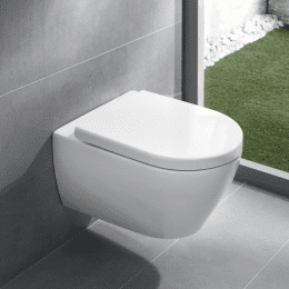 Villeroy & Boch Subway 2.0 Wand-WC mit DirectFlush mit WC-Sitz, mit CeramicPlus, weiß