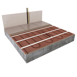 evenes Dünnbett Elektro-Heizmatte, 40,0 x 0,5m=20mÂ², 3000 W