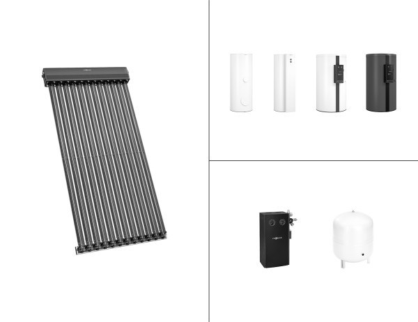 Viessmann Paket Vitosol 300-TM SP3C, 9,24m², HU Vitocell 360-M 750l SVSB vitopearlwhite