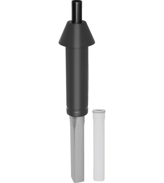 SKOBERNE Dachdurchführung nano LAS 60/125 0.4 m schwarz