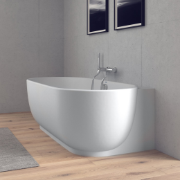 Duravit Luv Vorwand-Badewanne, mit Schürze 1800x950 mm weiß matt