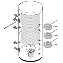 Weishaupt Paket WES 660 Combi/Eco Energiespeicher für WTC-OB / WTC45/60-A
