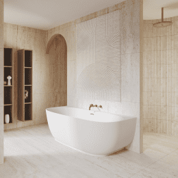 Riho Phatos B2W Vorwand-Badewanne 170 x 80 cm