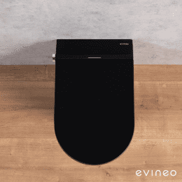 Evineo ineo3 Wand-Dusch-WC soft, neeos VWTB WC-Vorwandelement, Montage-& Anschlusszubehör schwarz ma