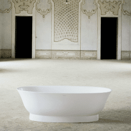 Laufen The New Classic Freistehende Badewanne 190x90x58 cm, weiß matt