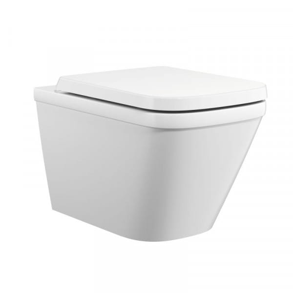 Treos Serie 800 Wand-Tiefspül-WC spülrandlos, softcube