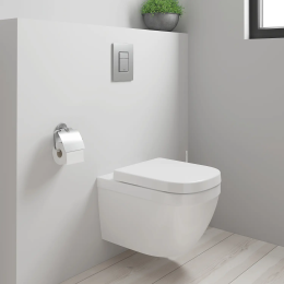 Grohe Solido Set WC Euro Ceramic und SoftClose Sitz, Betätigungsplatte, Chrom/Weiß Grohe Solido Set WC Euro Ceramic und SoftClose Sitz, Betätigungsplatte, Chrom/Weiß