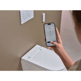 Geberit AquaClean Alba WC-Komplettanlage Wand-WC, Rimfree, SoftClose, KeraTect