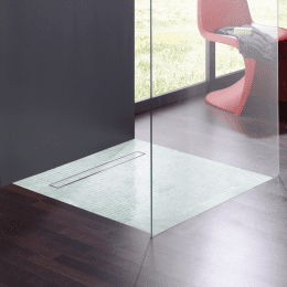 Repabad barrierefreies Bodenelement mit TECE Duschrinne superflach