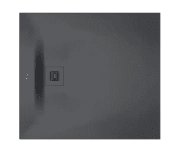Duravit Sustano Duschtasse 100x90 cm, DuraSolid, dunkelgrau matt