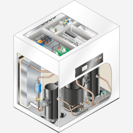 Weishaupt Sole/Wasser-Wärmepumpe Typ WWP S 35 ID mit 34,8 kW