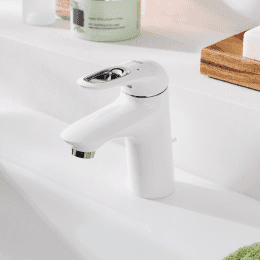 Grohe Eurostyle Waschtisch Einhebelmischer S, Moon White - verchromt