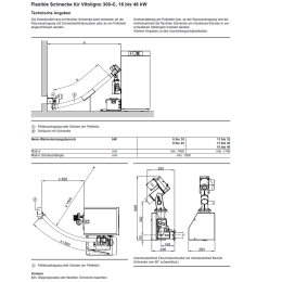 Viessmann Raumentnahme flexible Zuführschnecke 4m Tiefe 6,4m