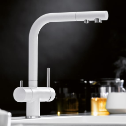 Blanco Fontas II - Küchenarmatur mit Filterfunktion, Weiß 523134